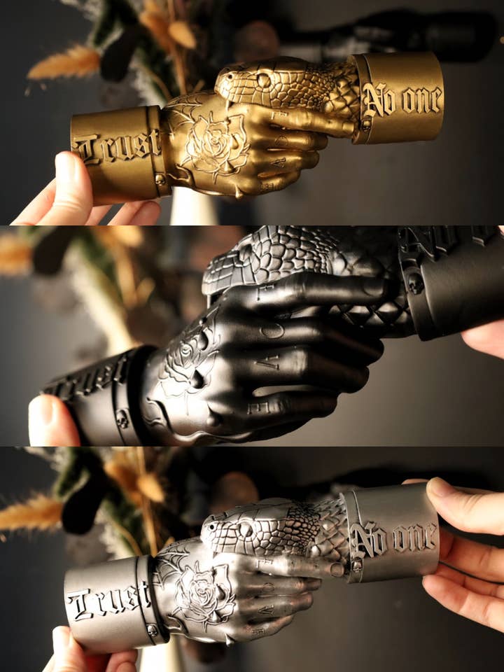 Trust No One Wall Hanging for wholesale by Mayhem Made Ltd