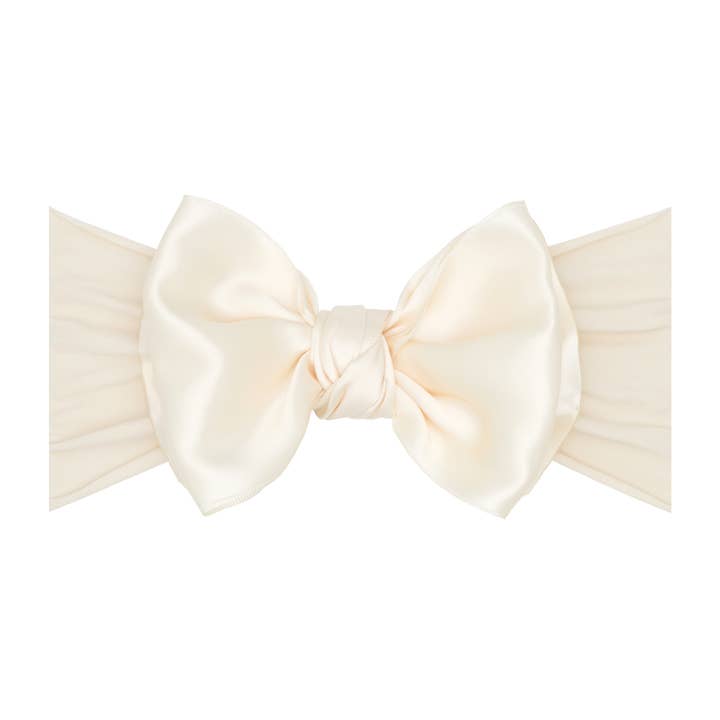 Baby Bling Bows - Wholesale Hair bow – Baby - Baby Bling® Satin FAB® soft nylon headband with satin bow5