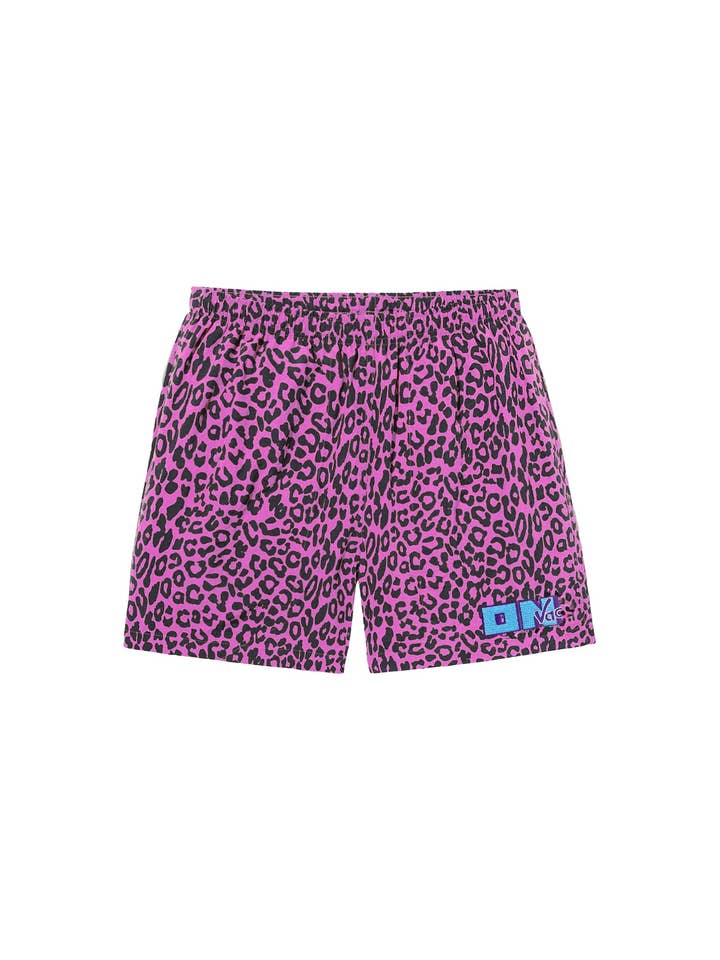 Leopardo Shorts de banho Never Enough - Rosa para venda a revendedores na Faire