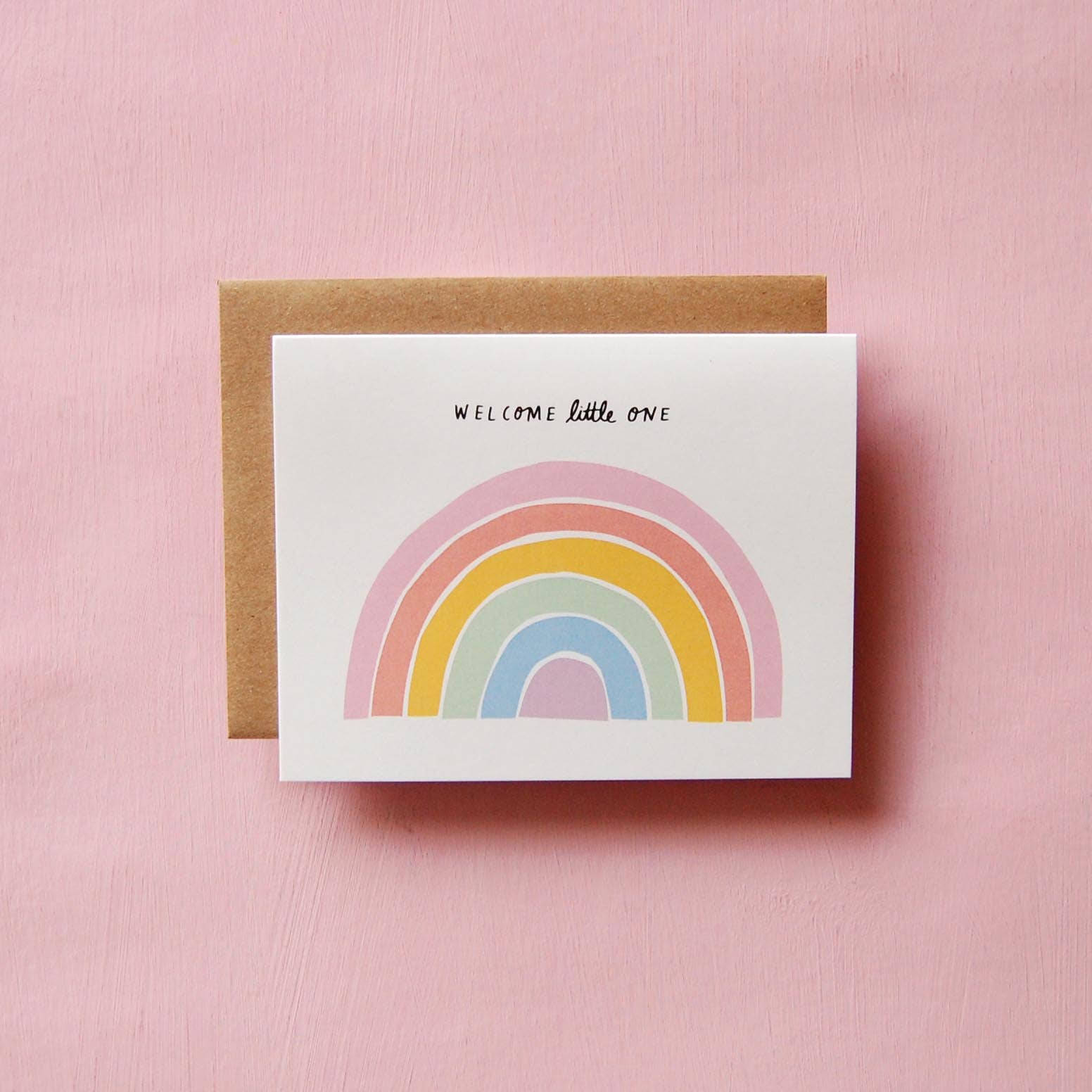 Badger & Burke - Vente Cartes bébé - Little Rainbow - Carte pour bébé1