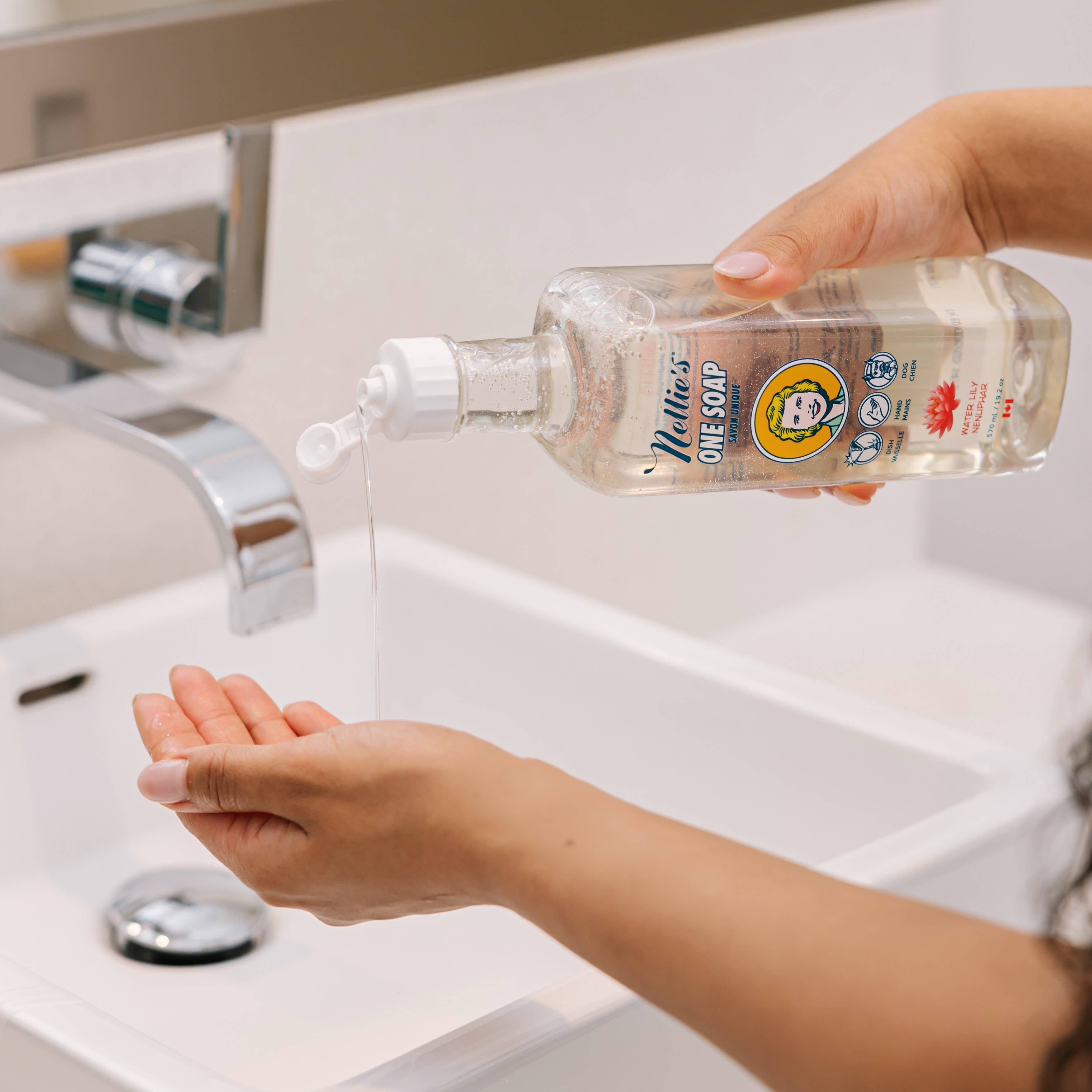 Nellie's Clean - Vente Produit vaisselle - Un savon au nénuphar (savon à vaisselle, savon pour les mains, savon pour animaux de compagnie)3