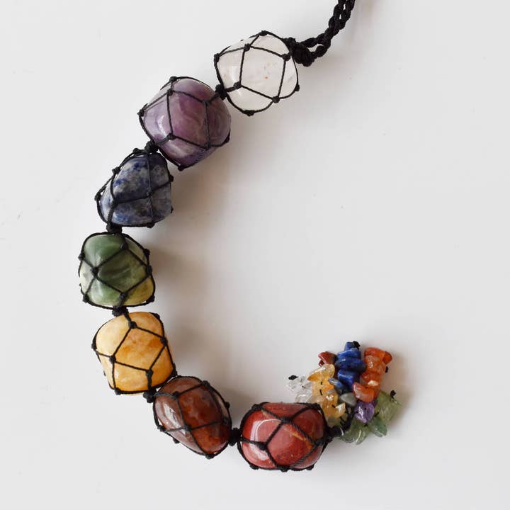 Soothing Crystals - Wholesale Car Decorative Charm - Unisex - Crystal Hanger | 7 Chakra | Stone Hanger Car Accessories2