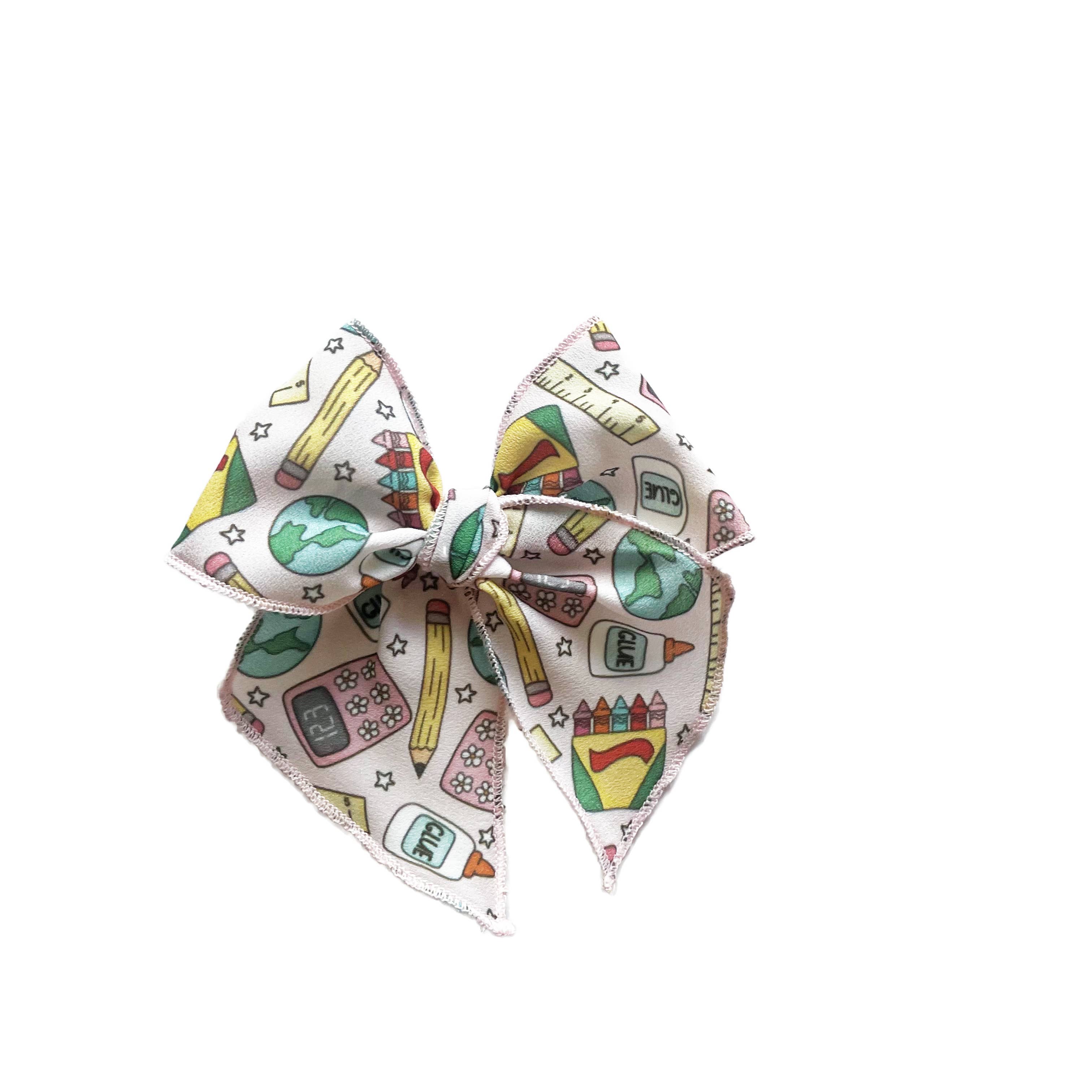 Lady Eleanor & Co - Wholesale Hair Bow - Kids - Back 2 School Elle Bow 1