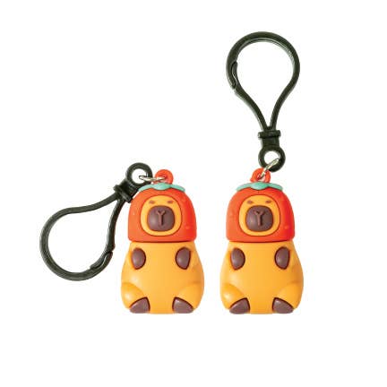 Geddes - Vente Porte-clés – enfant - Porte-clés Capybara avec mousqueton - 24 pièces4