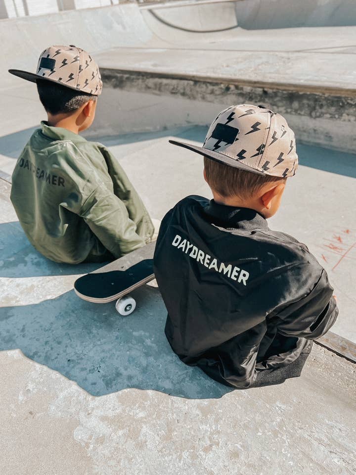 Little Trouble - Wholesale Bomber Jacket - Kids - Daydreamer Puff Bomber Black2