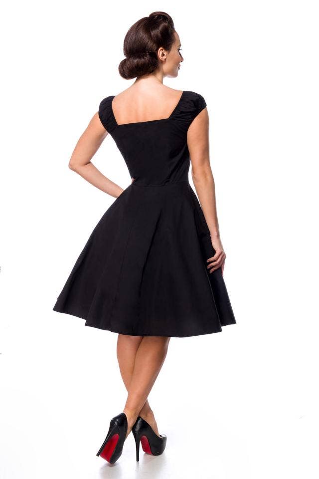 Atixo GmbH (Belsira) – Großhandel Kleid – Damen – Belsira Retro-Kleid für Damen mit rundem Rock und Rüschen1