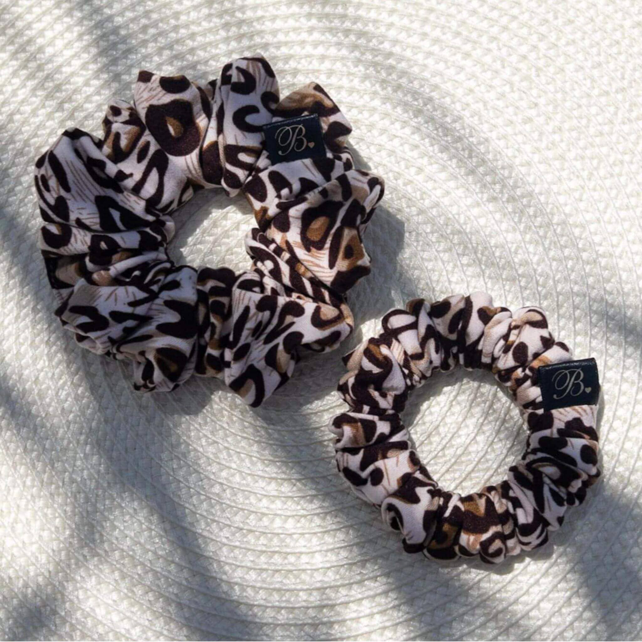 B. LUVV & CO. - Wholesale Scrunchie - Women's - Everyday Active Scrunchie in Leopard5