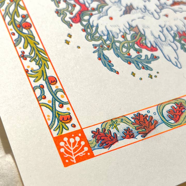 Natalie Andrewson - Wholesale Art Print - Chestnut Fairy Riso Print