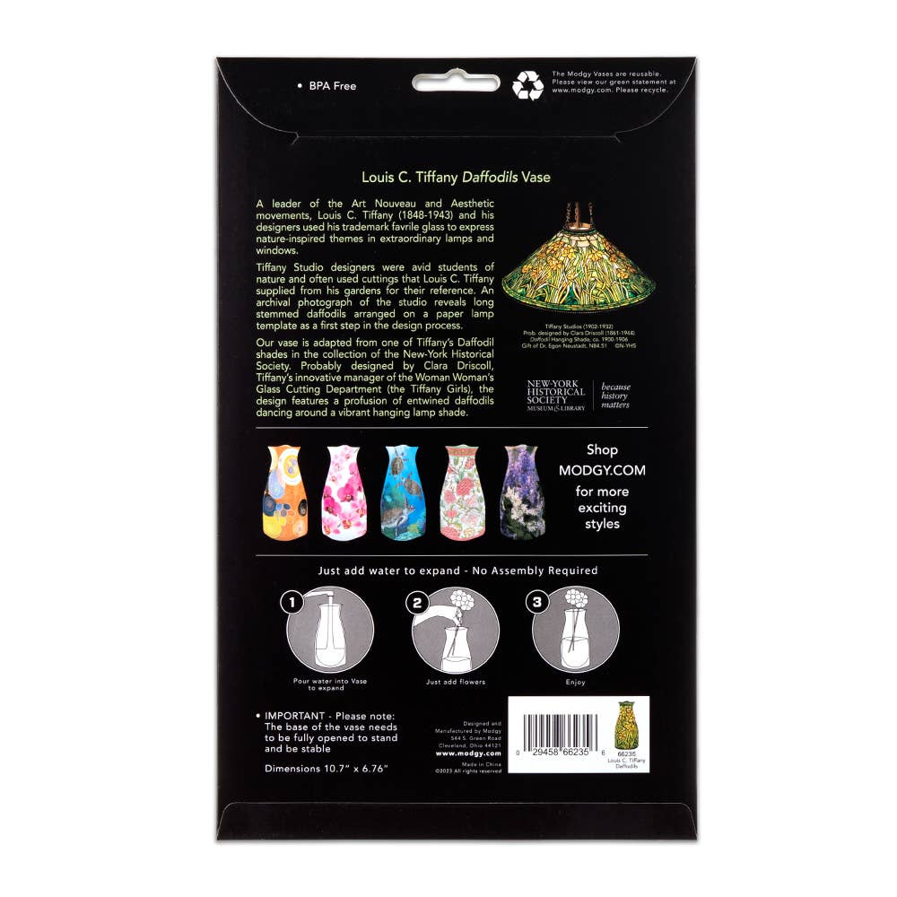 Modgy - Wholesale Vase - Modgy Expandable Vase - Louis C. Tiffany Daffodils5