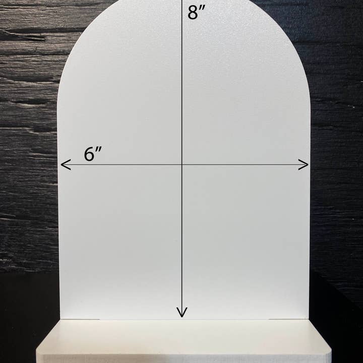 Formavation - Wholesale Craft Supplies - 8" Sign Blanks Wedding Table Sign Hotel Lobby Sign
