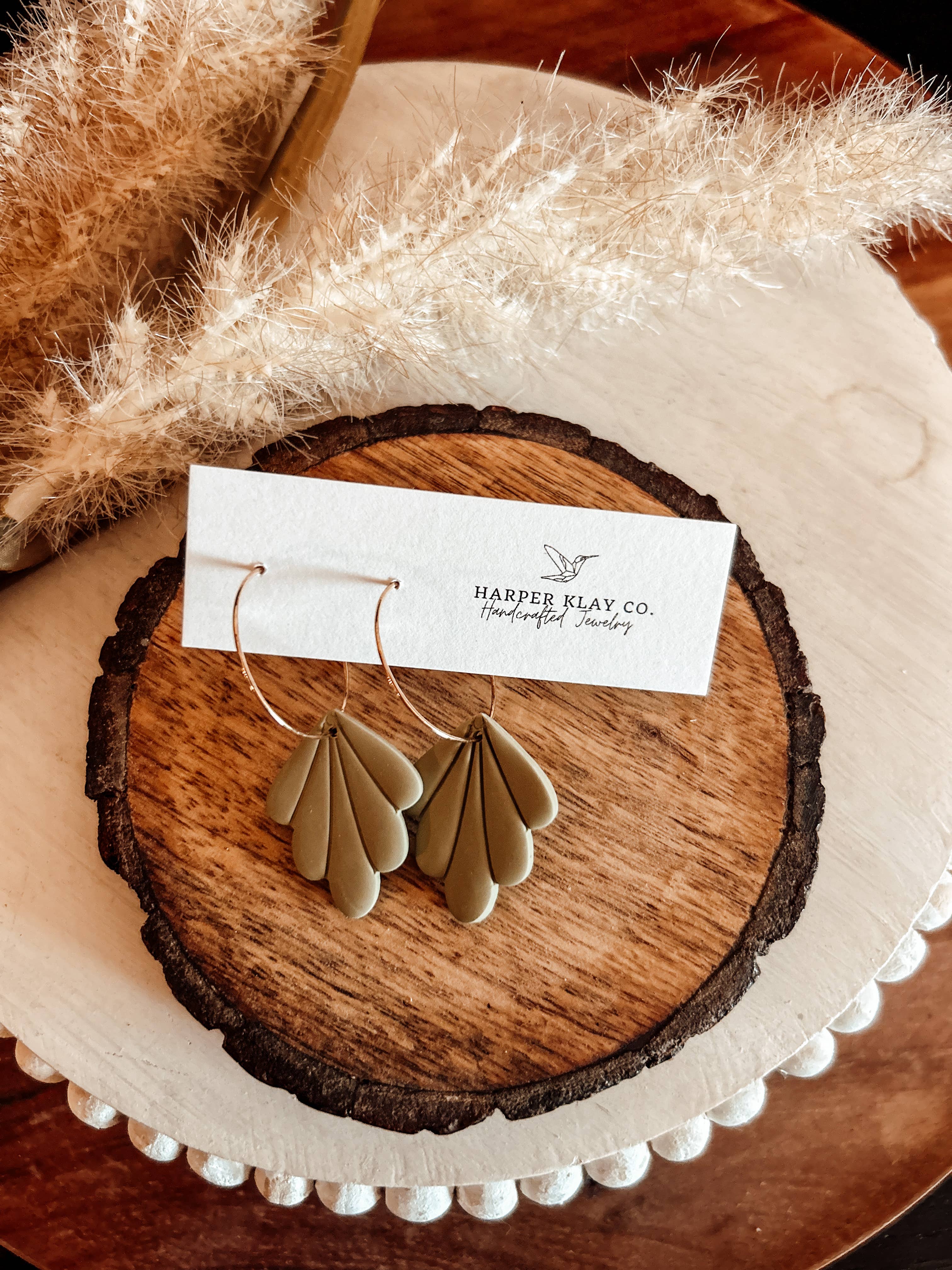 Harper Klay Co - Wholesale Jewelry Set - The Jill Set- Polymer Clay Hoop Earrings0