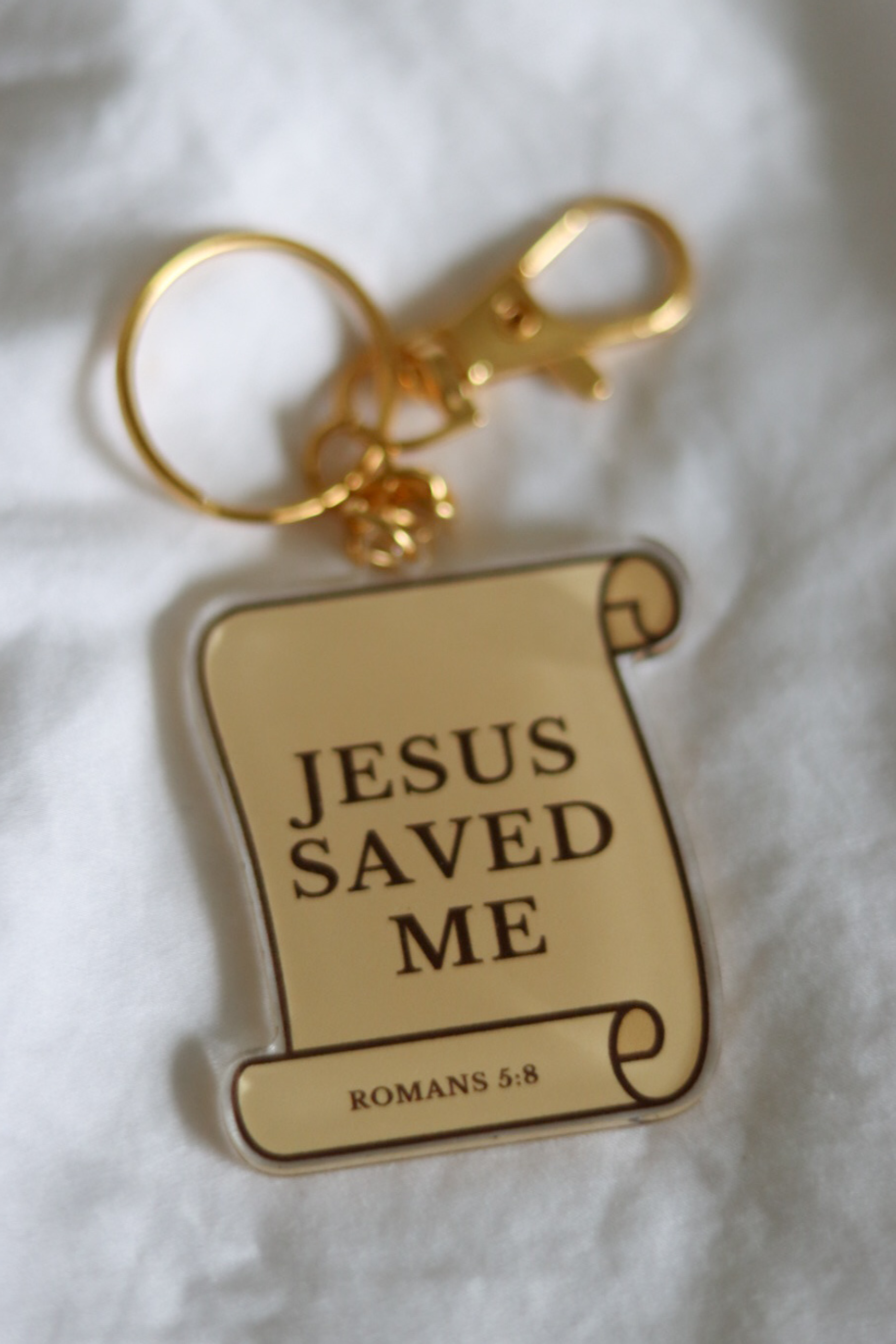 Bond and Seek - Wholesale Keychain - Women's - JESUS SAVED ME KEYCHAIN1