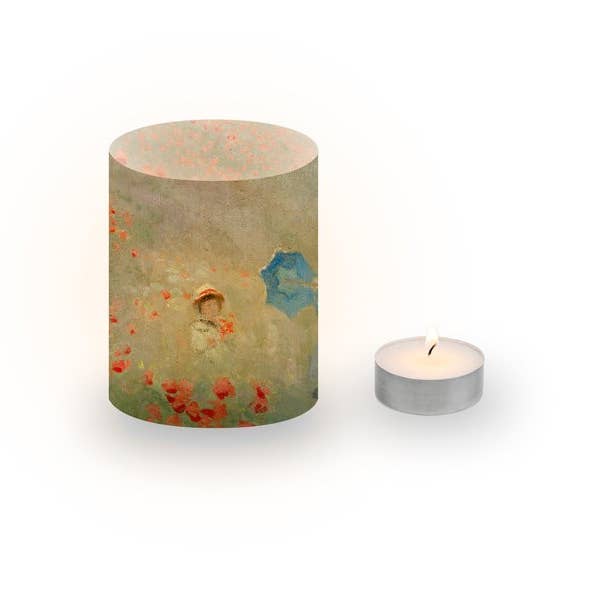 MUSEUM WEBSHOP - Wholesale Candle Holder - Candle Shades, Set Of 3, Field With Poppies, Monet1