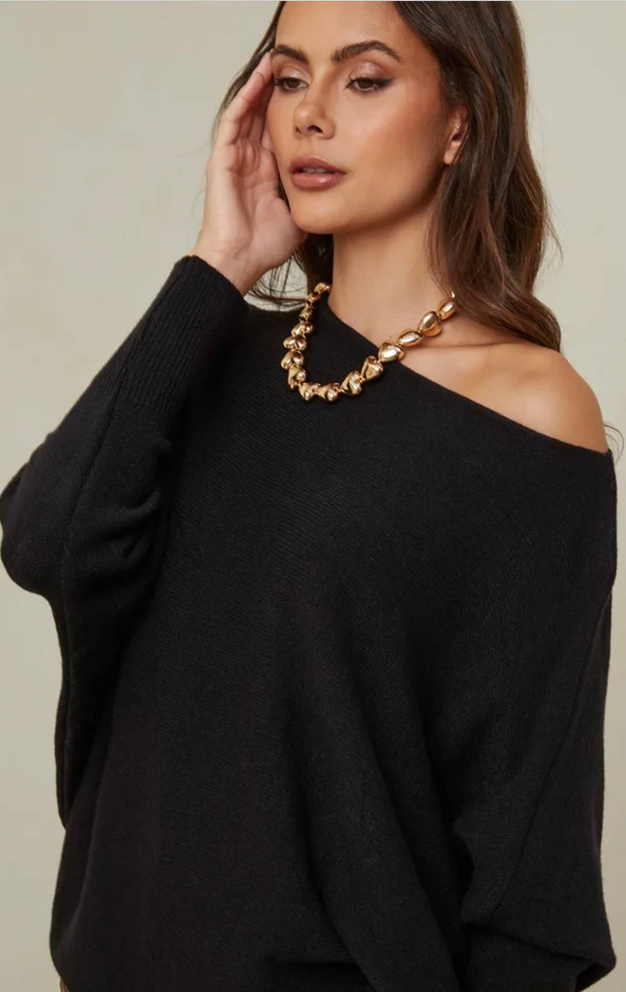 LÉA & LUC - Vendita all'ingrosso Maglione tricot - Donna - Maglione con maniche a pipistrello REF. 009980