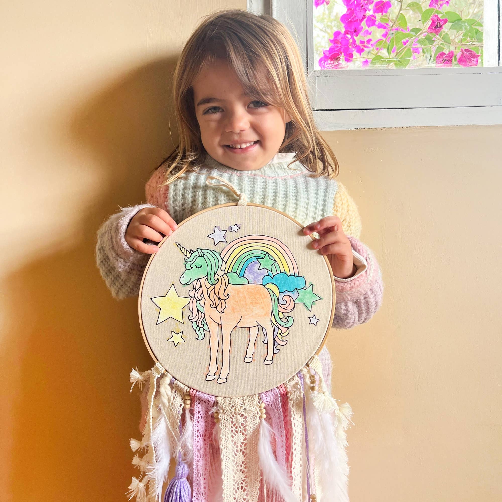 MANIK - Vente Kit de bricolage - Kit de peinture BUTTERFLY DIY Dreamcatcher, kit de bricolage avec 5 SHARPIES3