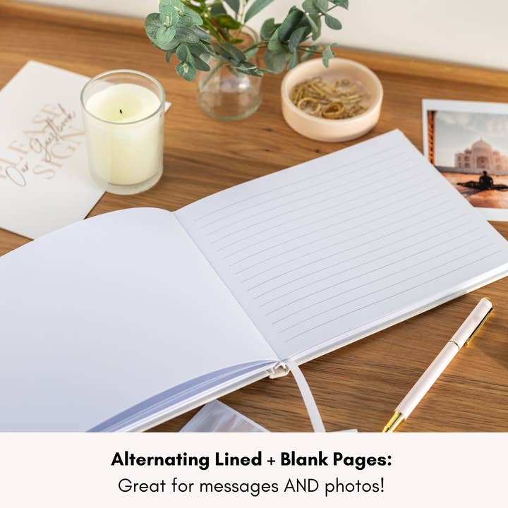 Lamare - Wholesale Guest Book - Lamare Wedding Guest Book – Elegant Guest Sign-Ins2