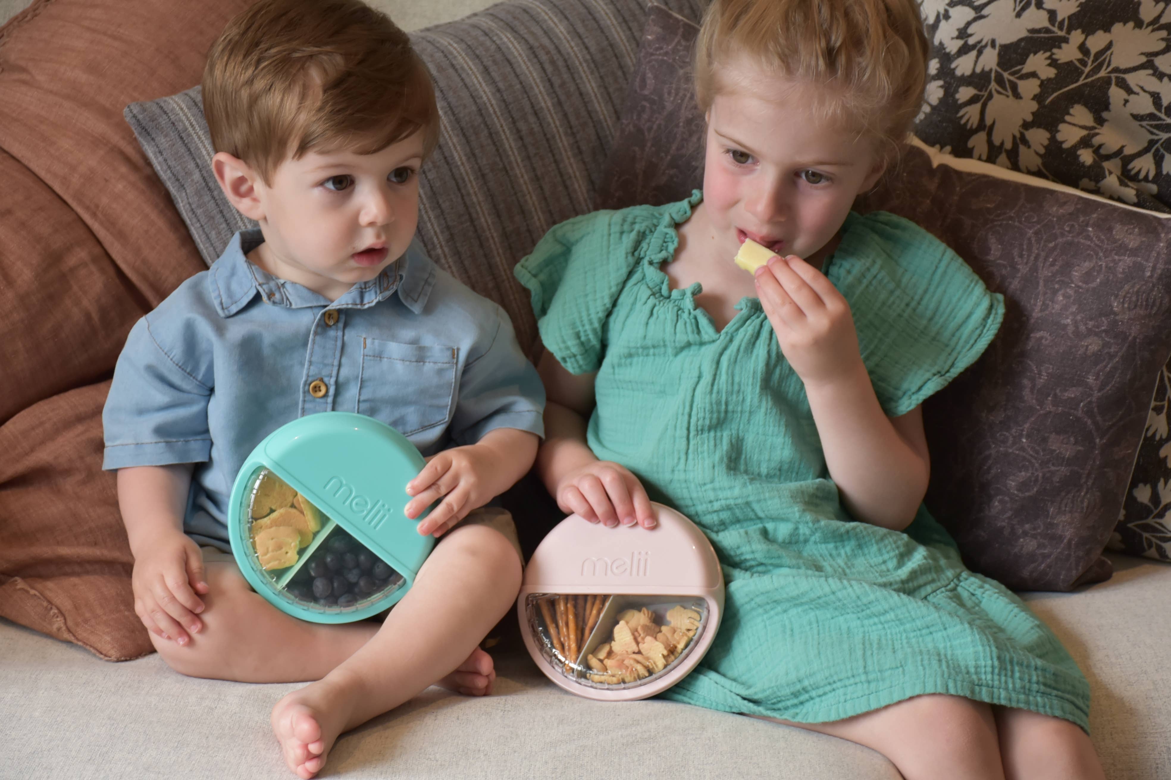 melii - Wholesale Snack Box - Kids & Baby - Spin Snack Container, Food Storage for Kids, 3 Compartments6