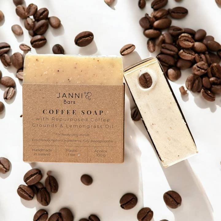 Coffee Soap for wholesale by Janni Bars