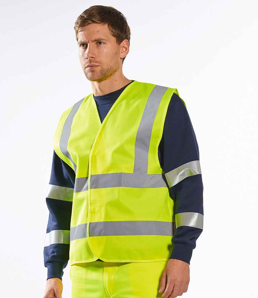Yellow Portwest Hi-Vis Vest for wholesale on Faire0