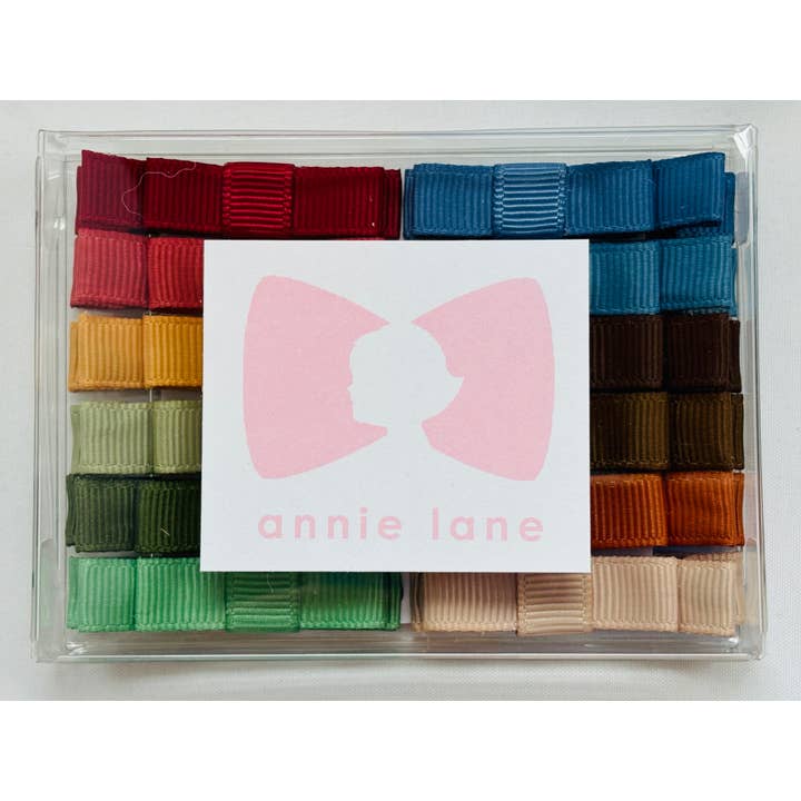 Boîte de 12 nœuds pour cheveux - hiver 5 pour la vente par Annie Lane