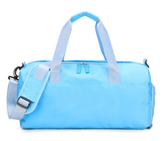 Dilworth Road - Wholesale Weekender Bag - Women's - Vinyl Zip Duffel Bag Personalize with Patches5