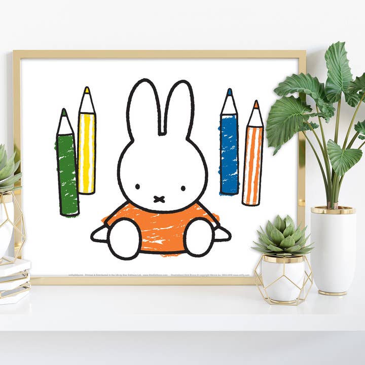 Colouring Miffy - Stampa artistica premium 11X14» per la vendita all'ingrosso da parte di Star Editions