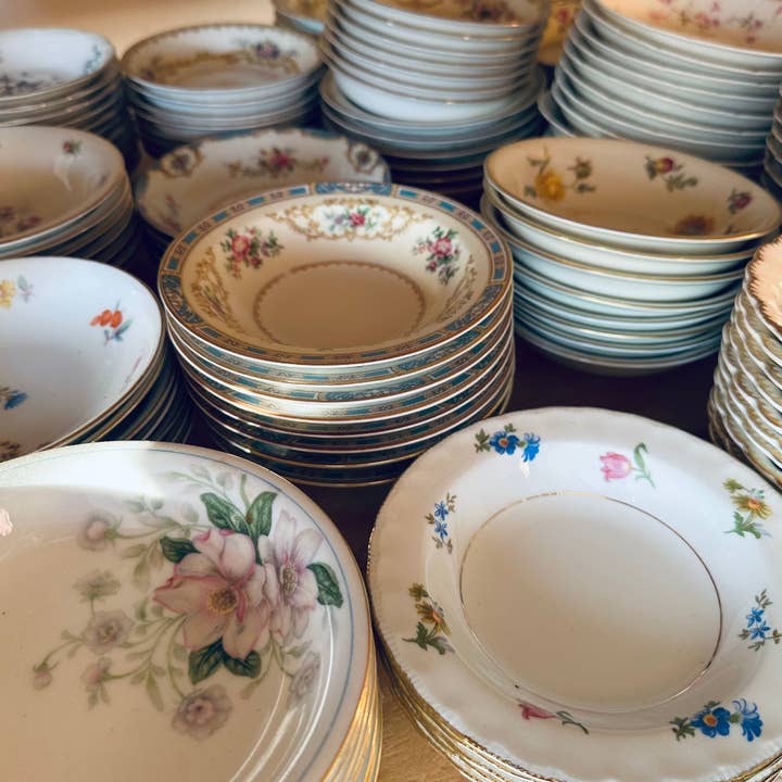 The Delicate Dish - Wholesale Bowl - Vintage Mismatched China Bowls 8