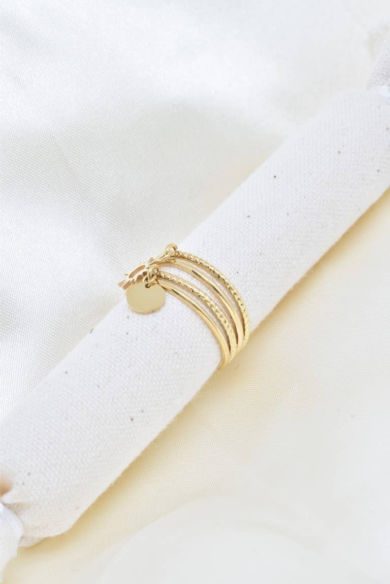 Kapyco - Wholesale Band/Stacked Ring - Stainless steel ring - BG310210OR1