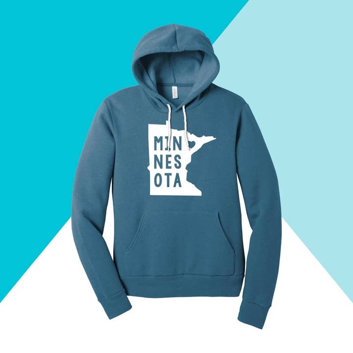 Minnesota Unisex Hoodie Sweatshirt for wholesale by North Owl Apparel