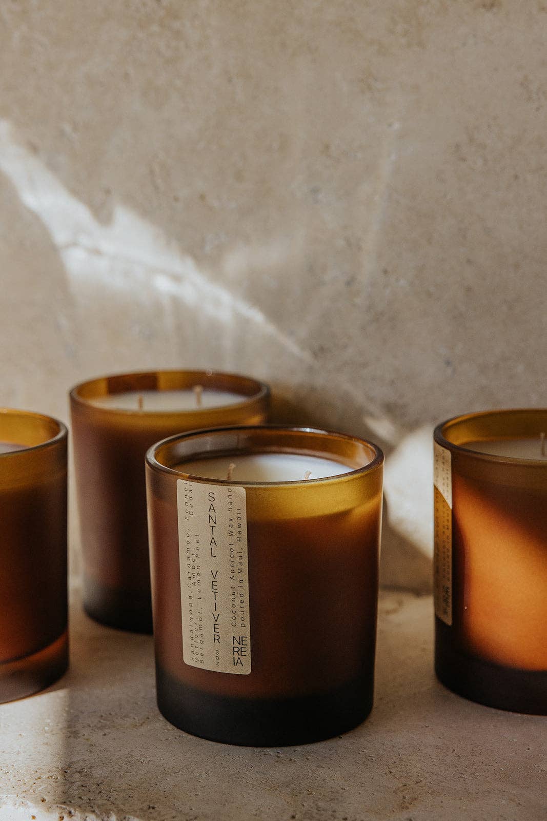 NEREIA - Wholesale Jar/Filled Candle - Santal Vetiver Signature Candle2