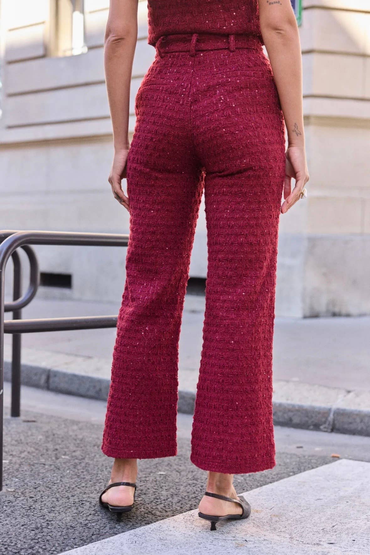 Frime - Venta al por mayor Pantalones - Mujer - Pantalón de tweed - 32365