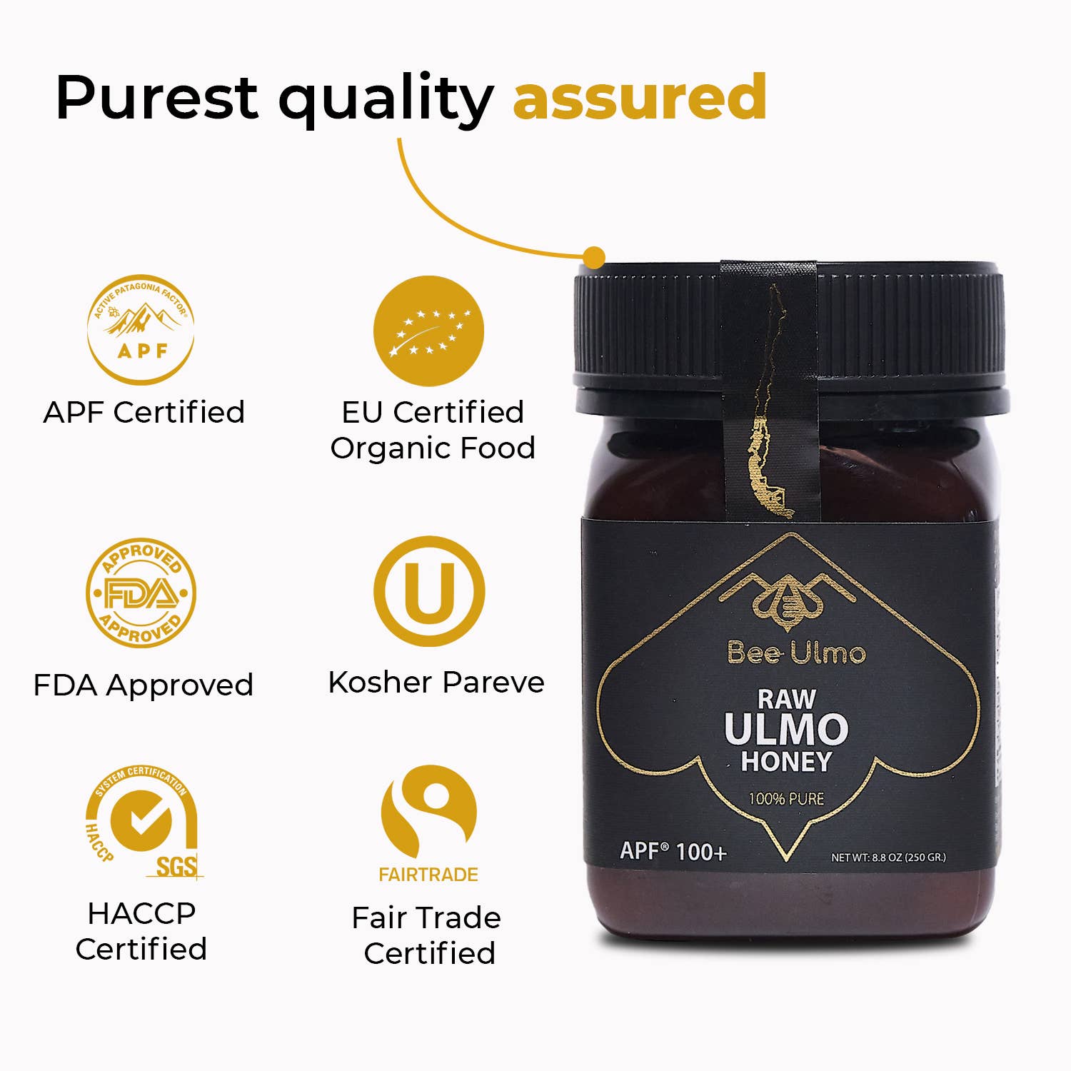 Bee Ulmo - Wholesale Honey - BEE ULMO Honey APF 100+. Support Your Immune System2