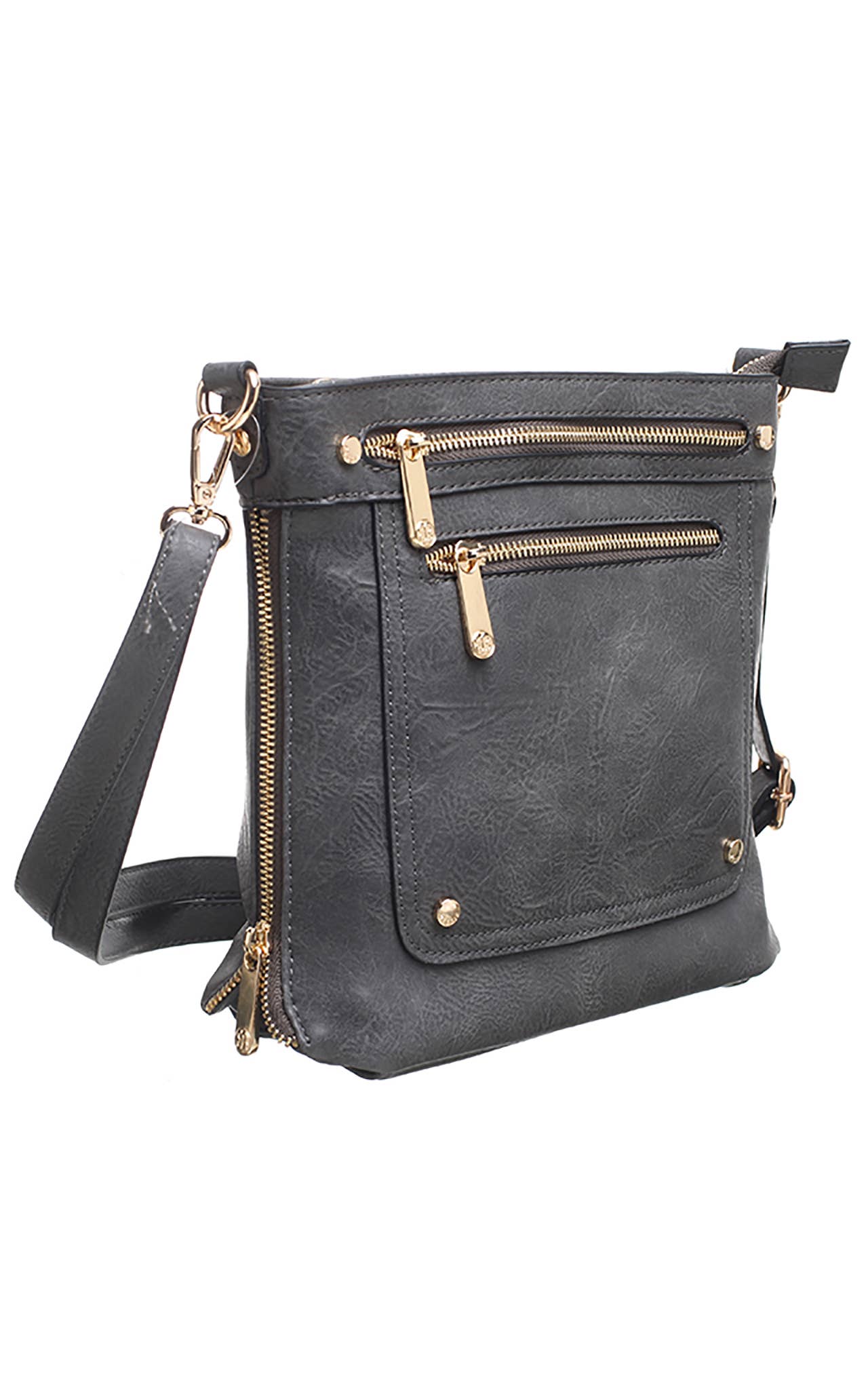 Bessie London - Venta al por mayor Bandolera - Mujer - BANDOLERA CON DOBLE BOLSILLO FRONTAL CON CREMALLERA20