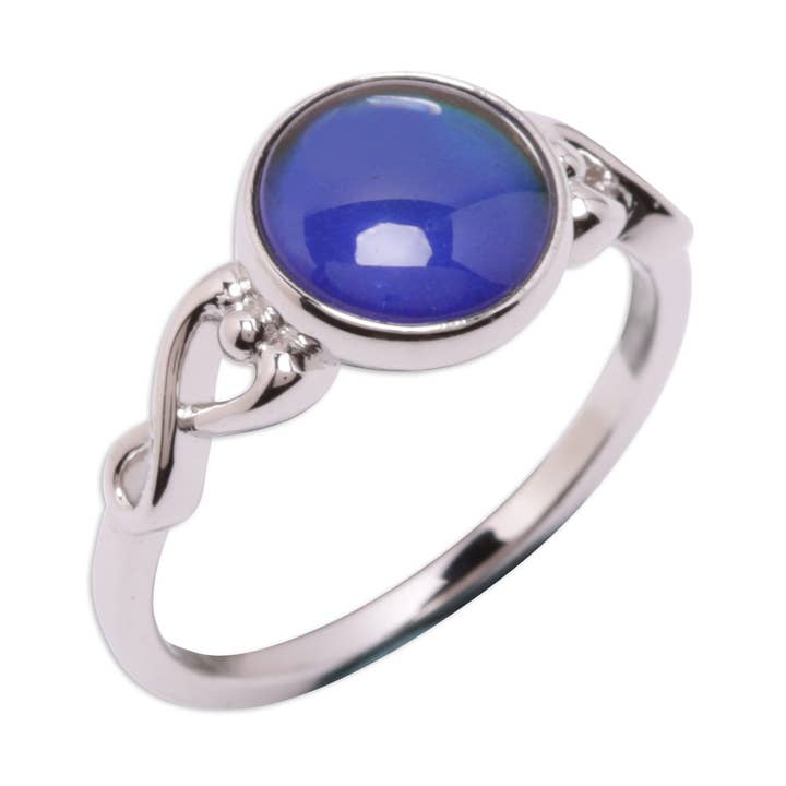 Anel de humor feminino em prata esterlina para crianças, crianças e mulheres por atacado de Cherished Moments