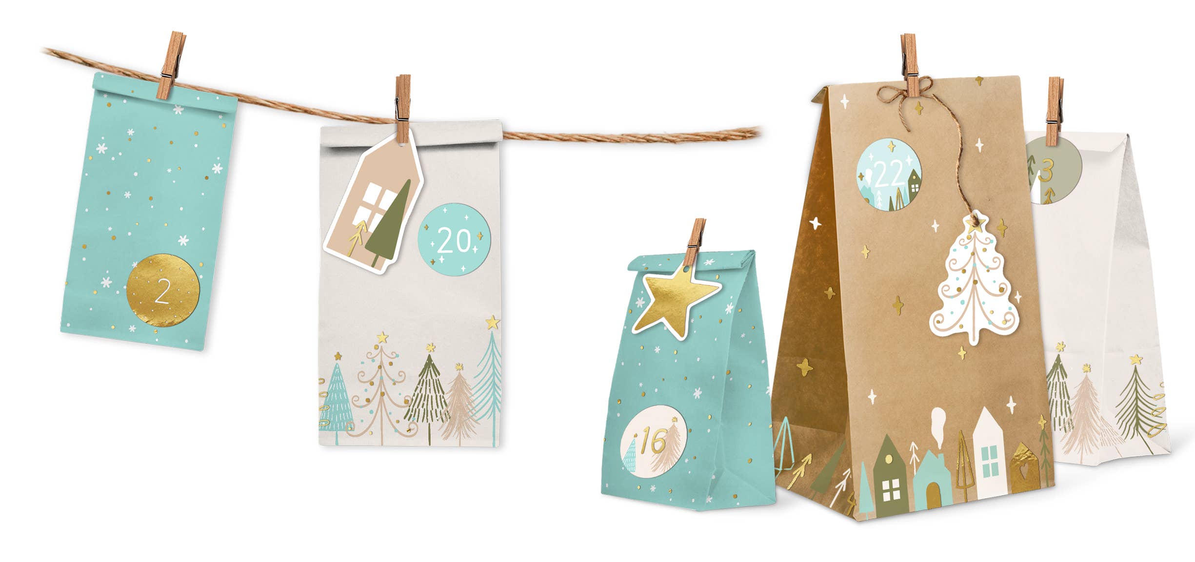 URSUS® / Buntpapierfabrik Ludwig Bähr GmbH & Co. KG – wholesale Advent calendar – Advent calendar “Sweet Home”7