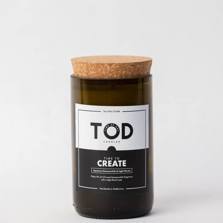 Time to CREATE - Japanese Honeysuckle for wholesale by TOD CANDLES