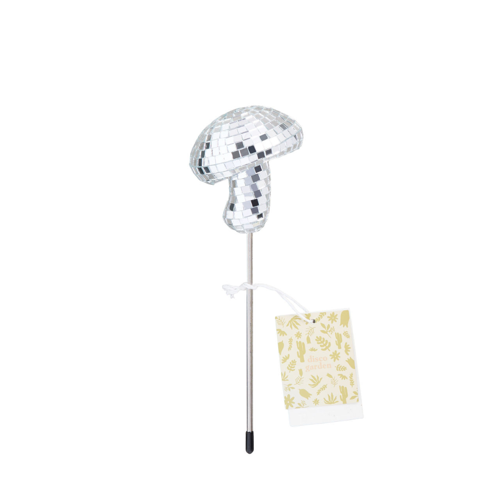 Paloverde Botanicals - Wholesale Garden/Lawn Stake - Disco Mushroom 2 - Disco Ball Decorative Plant Stakes1