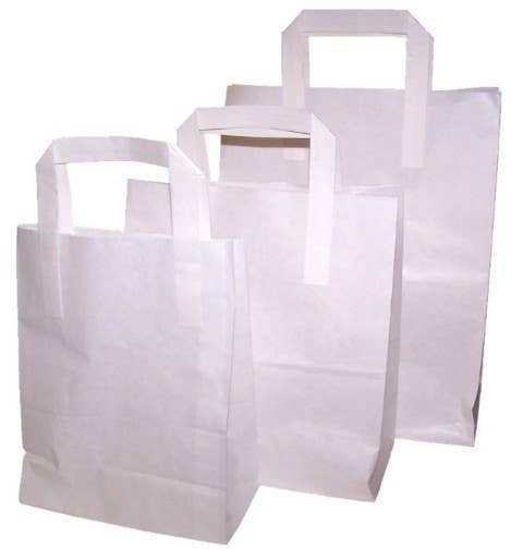 Ancient Wisdom – wholesale Gift bag – SOS White Carriers 7x10x9inch Sm (500)1