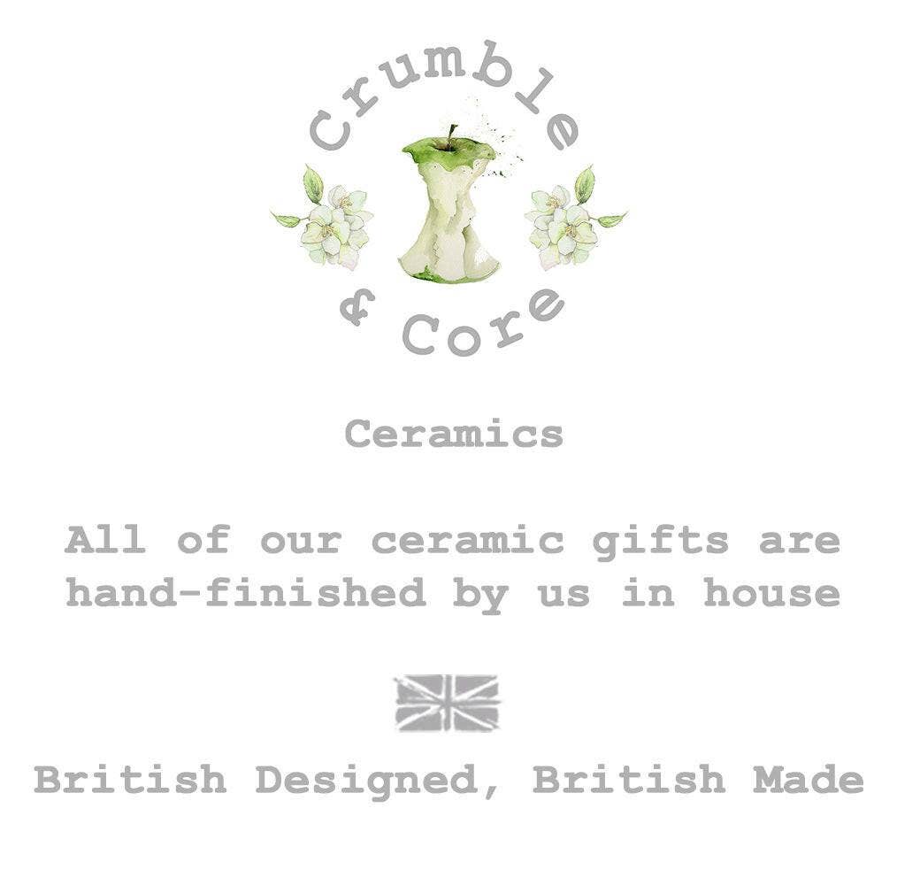 Crumble & Core – Ornamento por atacado – Decoração de Cerâmica Suspensa - Presente Floral para Amiga - Decoração de Recordação - Presente para Ela3