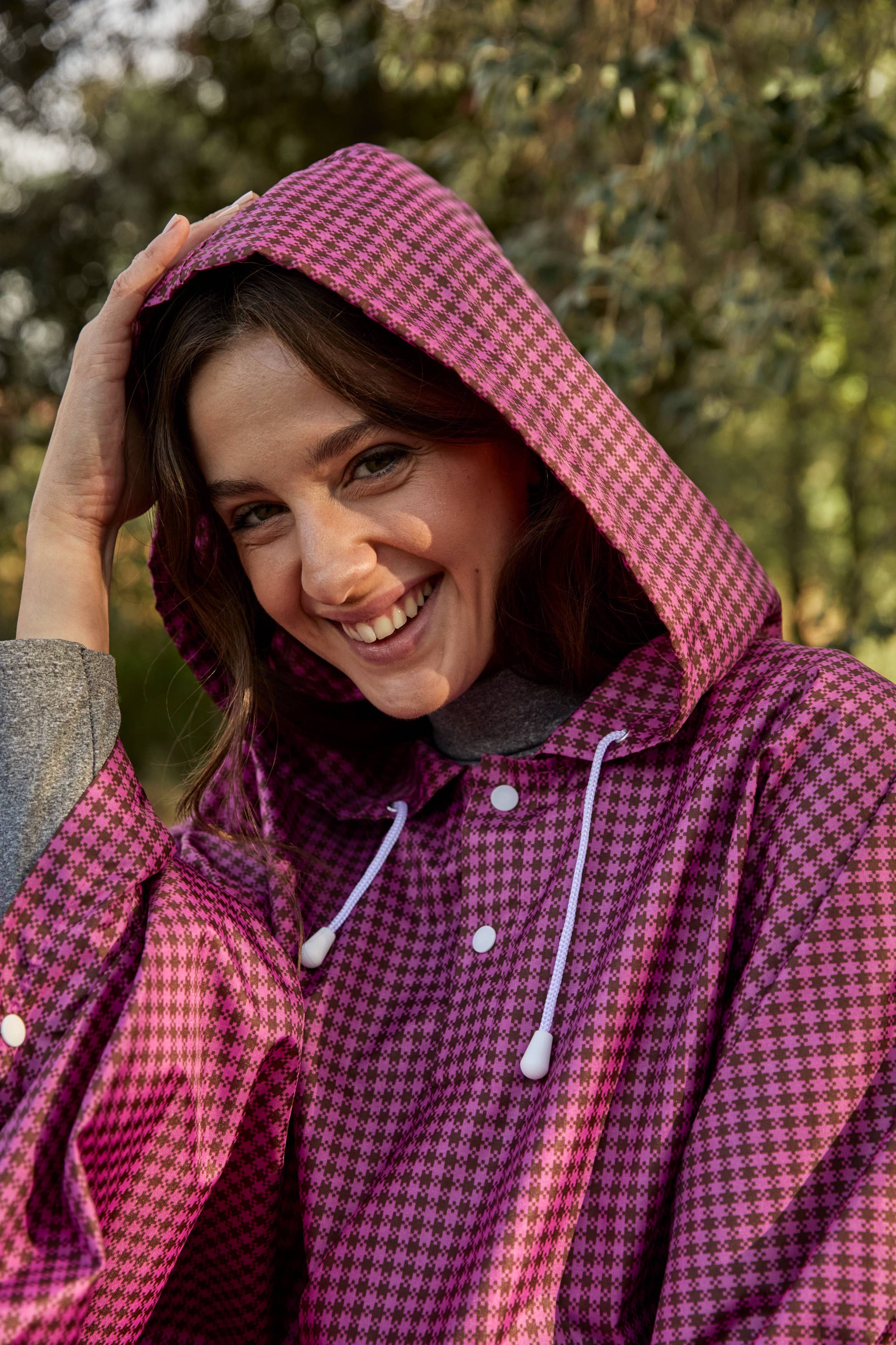 Mkr International - Wholesale Poncho - Women's - "Tartan" Foldable Waterproof Poncho Clima C-Collection8