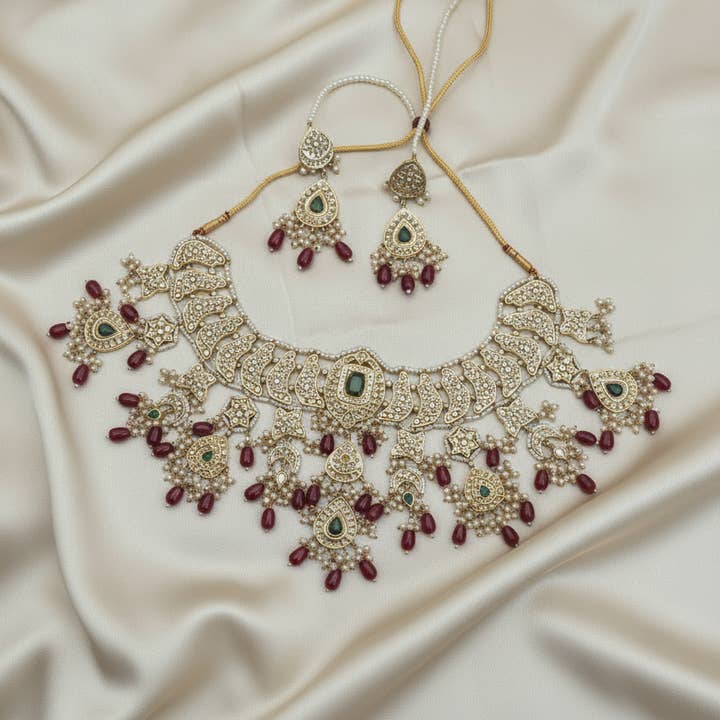 Mughal Majesty Rajwada Set for wholesale by Vinnis Jewelry