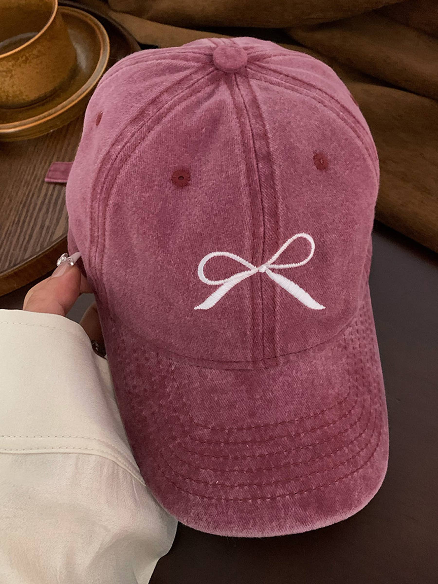 Wholesalesir - Wholesale Baseball Cap - Women's - Bow Embroidered Baseball Cap2