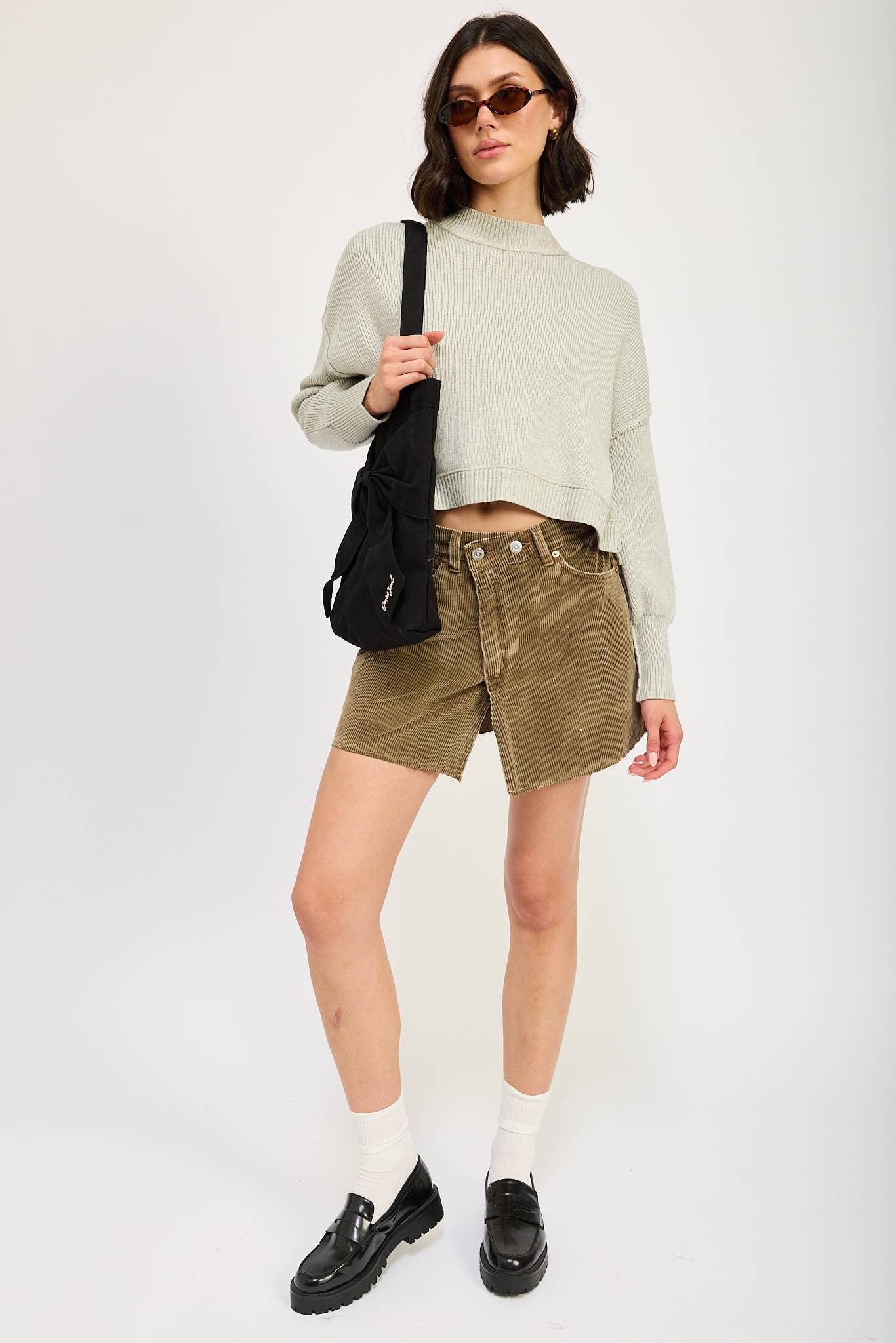 Emory Park - Wholesale Knit Sweater - Women's - MOCK NECK OVERSIZED SWEATER3