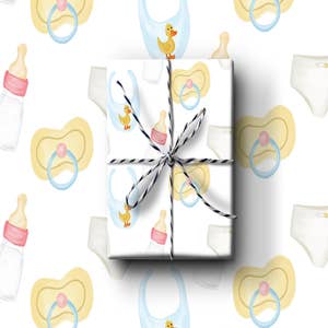Baby Gift Wrap Paper-Boy – Life's Paper Wholesale