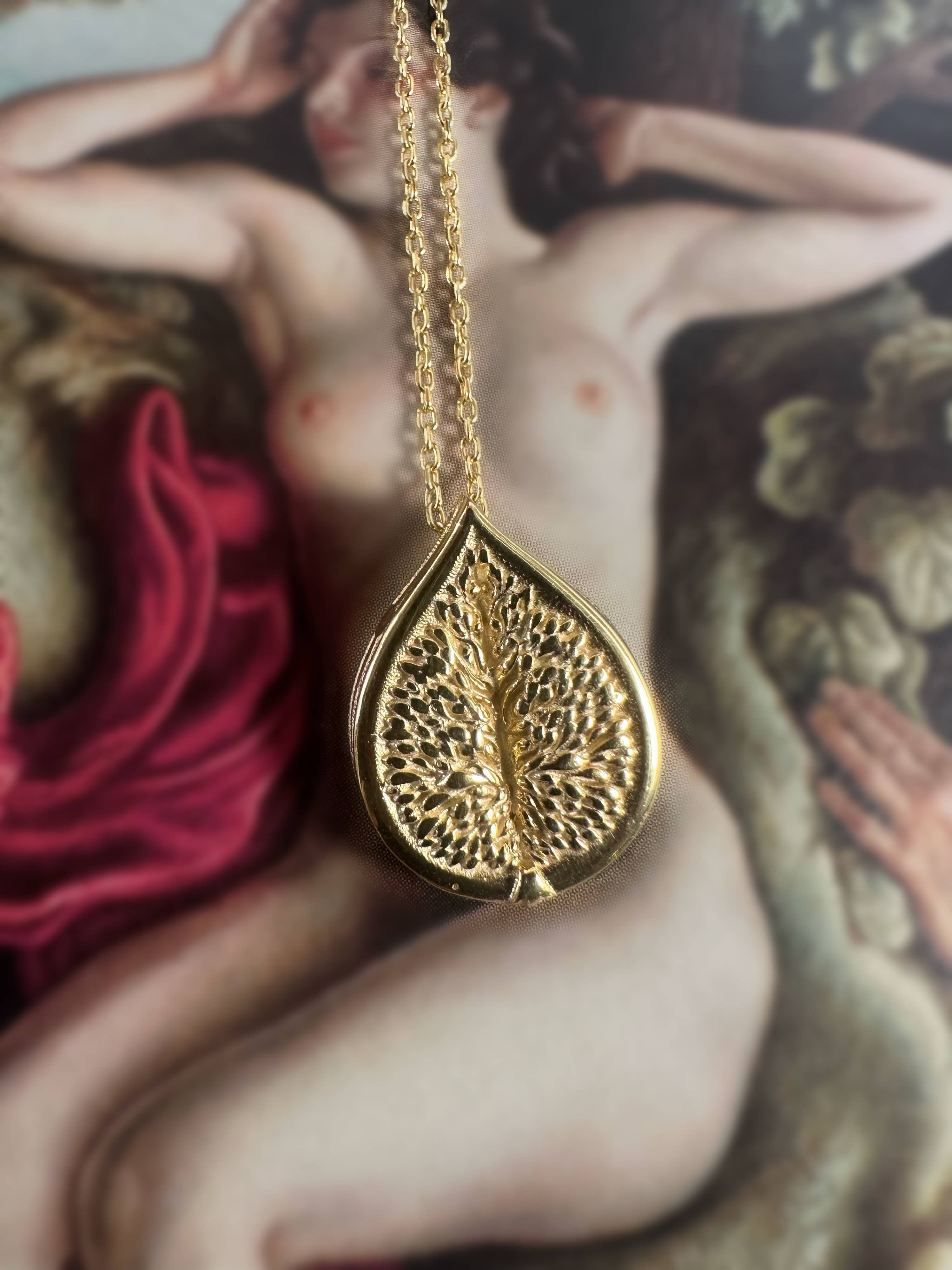 Flesh & Soul - Wholesale Pendant/Charm Necklace - FIG NECKLACE - Dionysian Symbol of HEDONISM and Celebration 9
