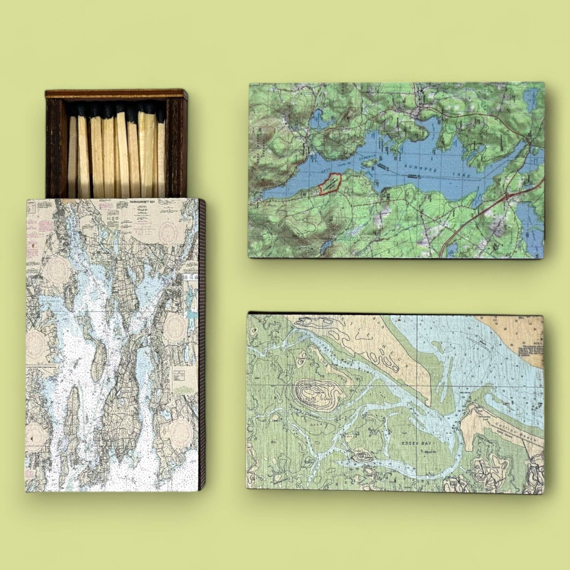 Ingeneius - Wholesale Match Holder - Wooden Keepsake Matchbox With Matches - Custom6