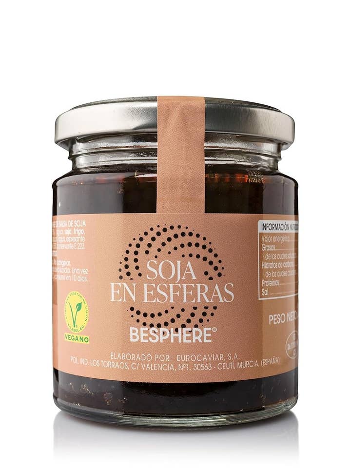 BESPHERE - Soy Caviar Shaped Pearls - 7 oz - Excellent for Sushi Topping for wholesale by Duke's Gourmet