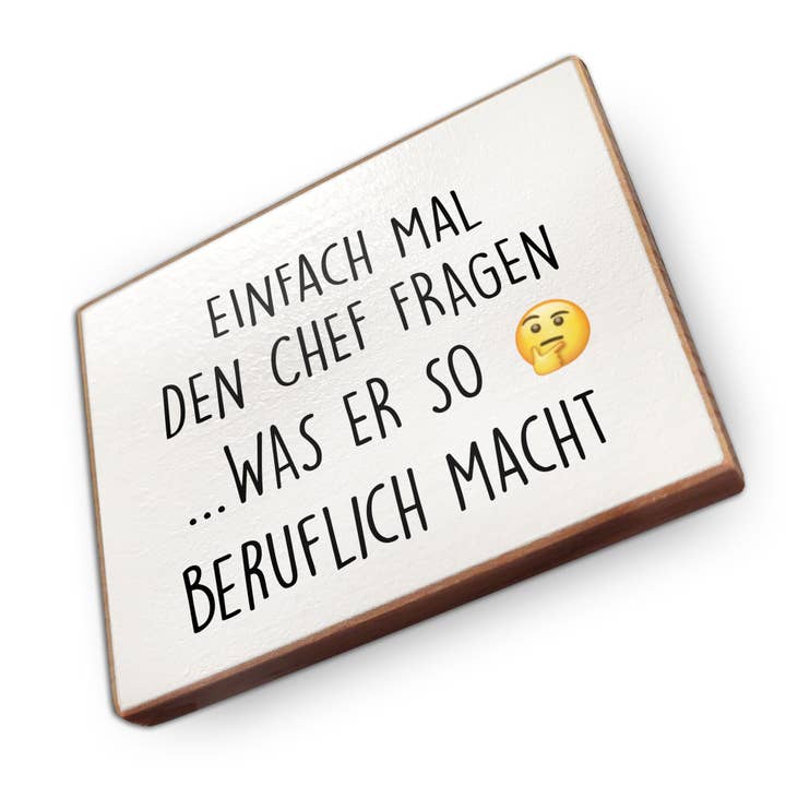 Magnete da frigorifero in legno di faggio - Chiedi semplicemente al capo per la vendita all'ingrosso da parte di wammi