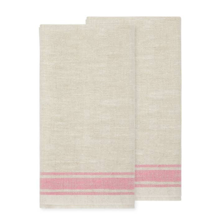 Easter Spring Pink Towel, Set of 2 for wholesale by Couleur Nature