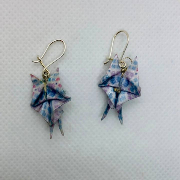 L'éco maison décoration - Wholesale Dangle Earrings - Origami Fairy Earrings5